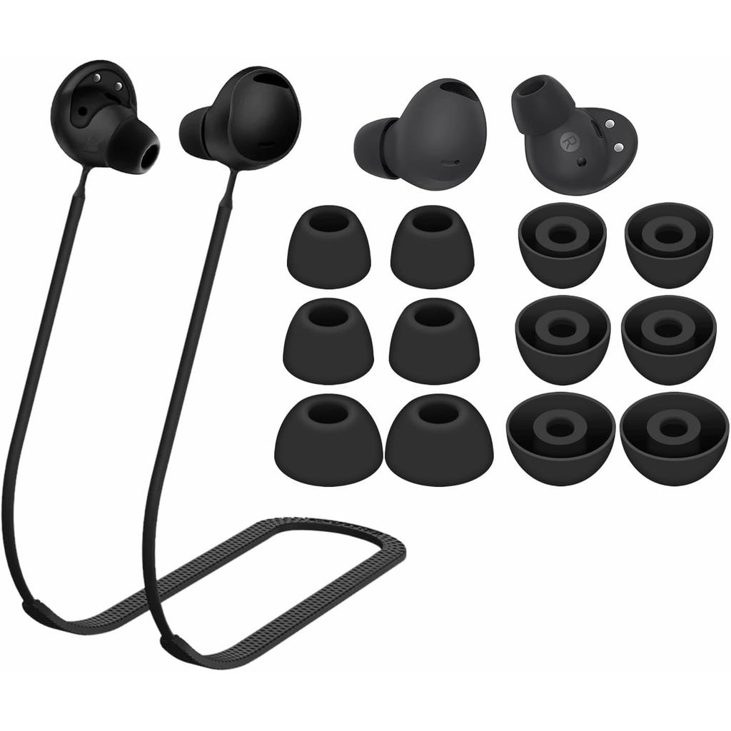 Kit de Ponteiras de Silicone para Galaxy Buds 2 Pro SM-R510, Cordão de Pescoço d