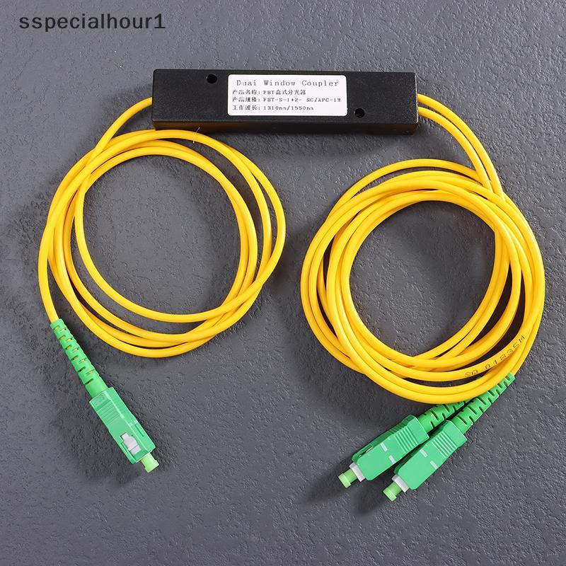 PCL 1Pc 1x2 FTTH Divisor De Fibra Óptica 1 Ponto 2 Caixa Cônica 1 A SC/APC Acessórios De Computador N