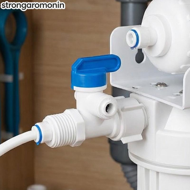 STRON Premium 12 Polegada Rosca Para 14 38 Adaptador De Tubo Válvula De Esfera De Água RO Conexão Direta Sistema De Filt