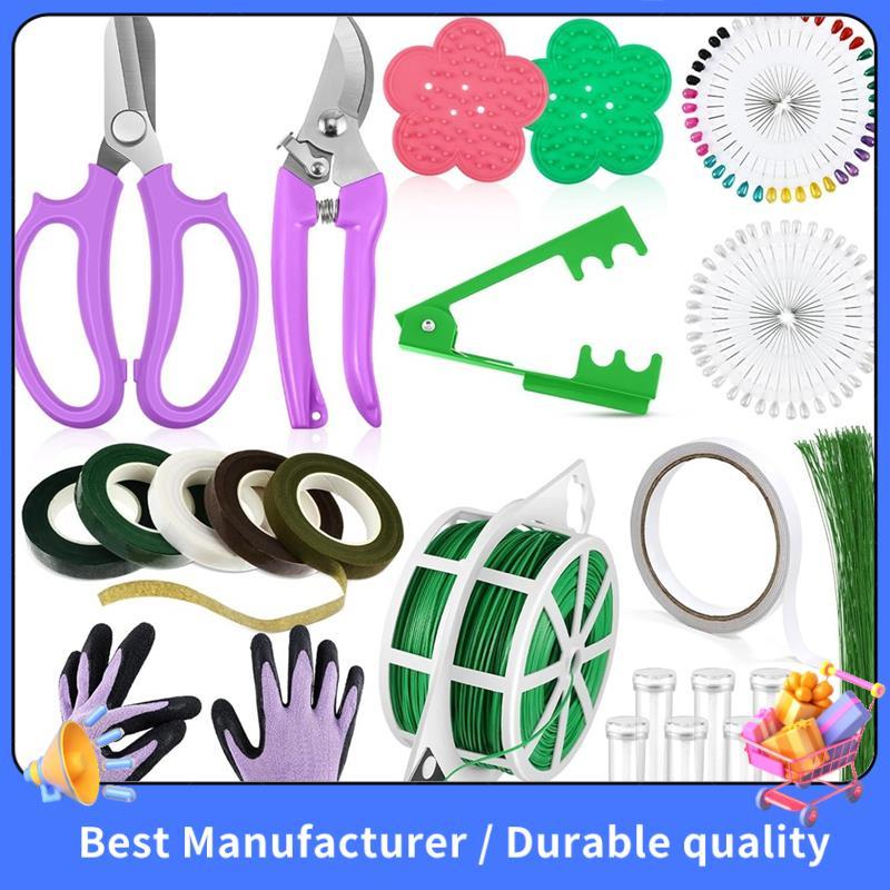 Kit De Ferramentas De Arranjo Rosa Espinho Removedor Árvore Podador Luvas De Poda 22/26 Calibre Paddle Fio Pólo Pérola C