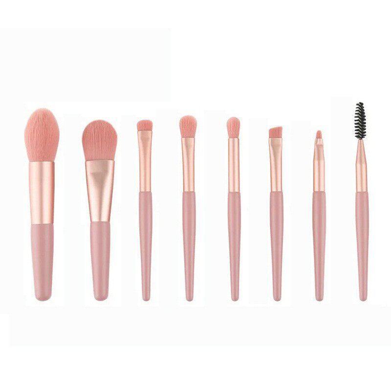 kit pincel maquiagem pincel maquiagem Conjunto de pincéis de maquiagem portátil de 8 peças, sensação de alta qualidade,