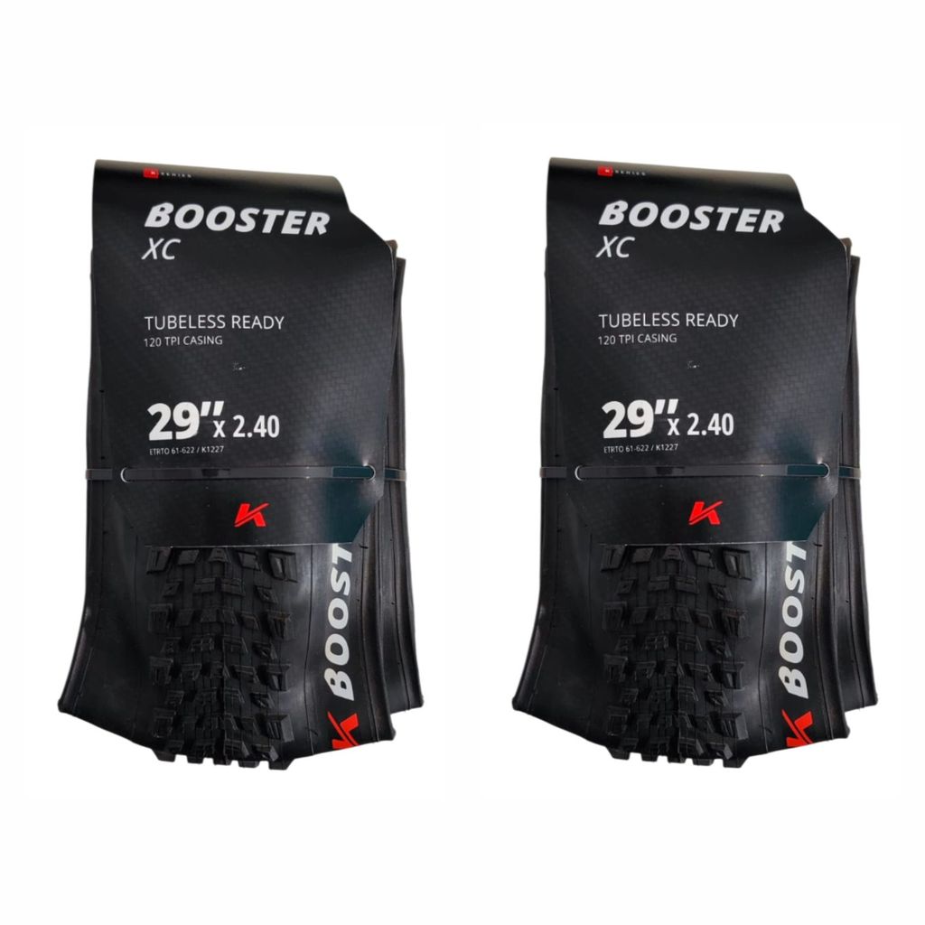 Par de Pneus Kenda Booster Xc Casing 29 X 2.40 120 Tpi Preto