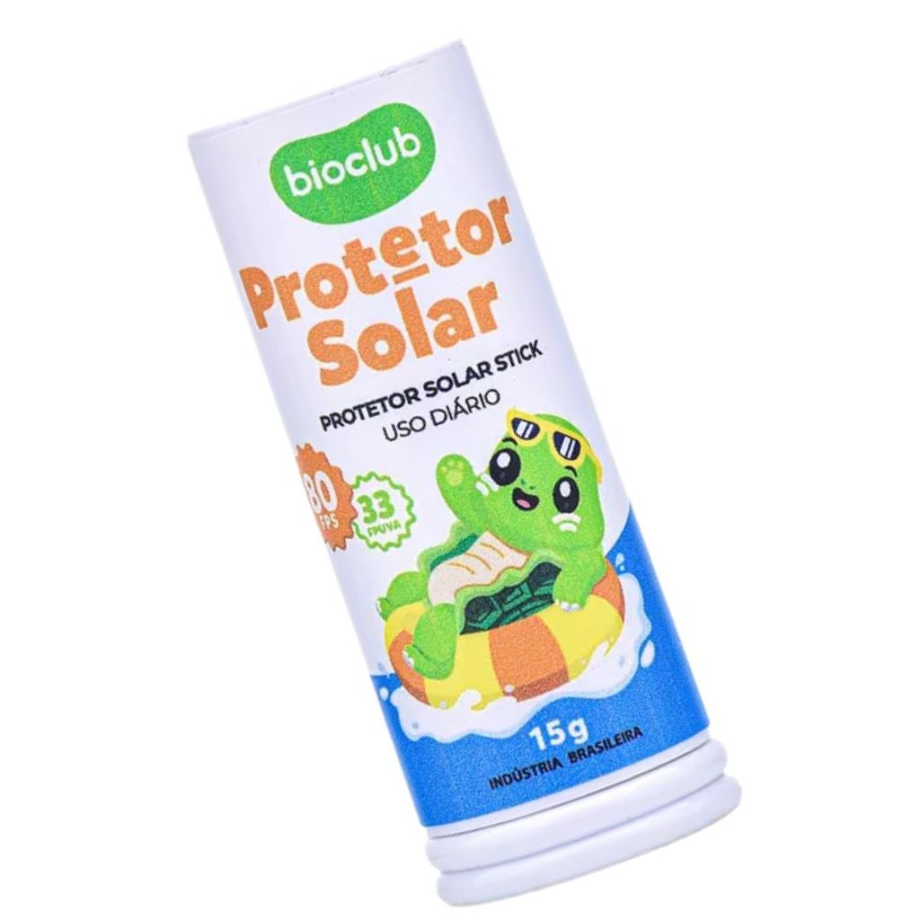 Kit Protetor Solar Stick FPS80 Bioclub + Boia Flutuador - Kababy