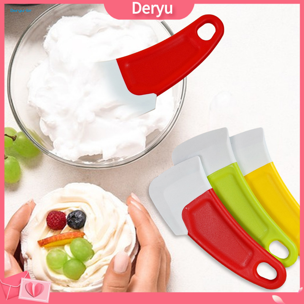 Multi-functional Scraper Spatula Baking Brush Combo Set – Cream Butter Cake Batter Silicone for