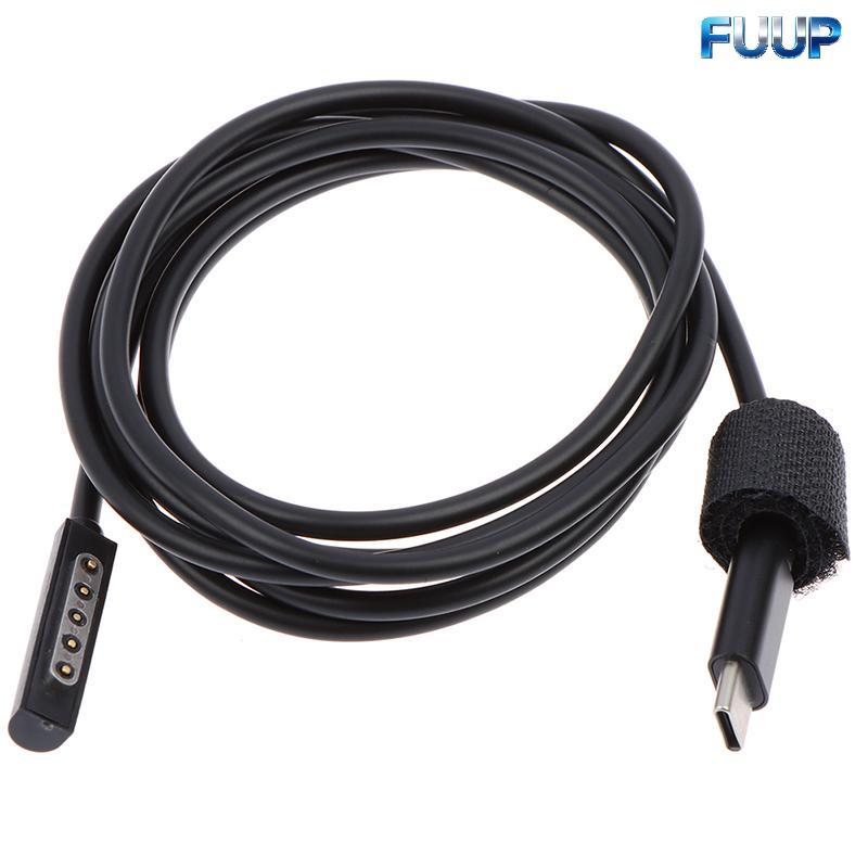 Cabo De Carregamento Do Carregador De Fonte De Alimentação FUUP USB Tipo C Para Microsoft Surface Pro 1/2 Quente