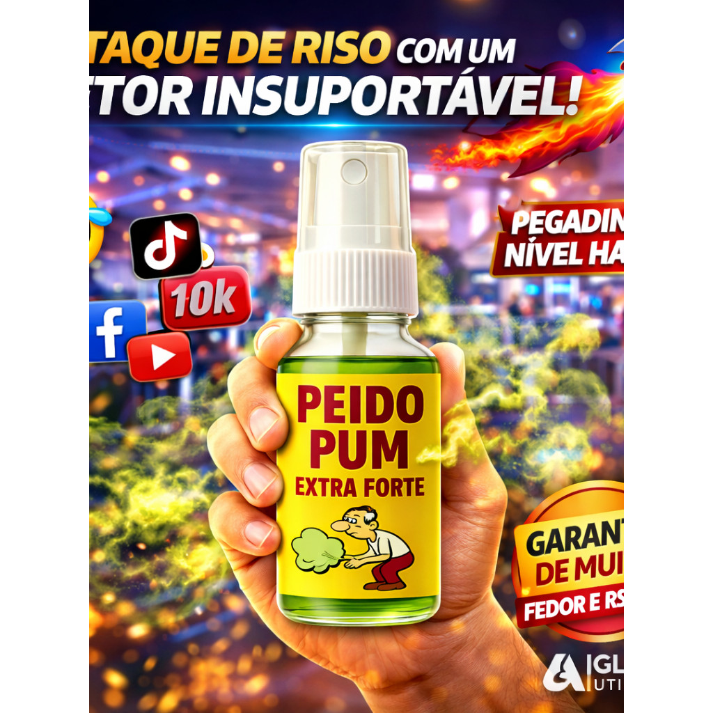 Spray de Peido Pum  Zoação Garantida  Pegadinha  Trolagem Peido Super Forte Tik Tok