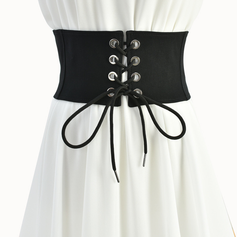 Cinto feminino moda estilo largo cinto feminino All-Match vestido decoração casaco estilo acessório camisa feminina cint