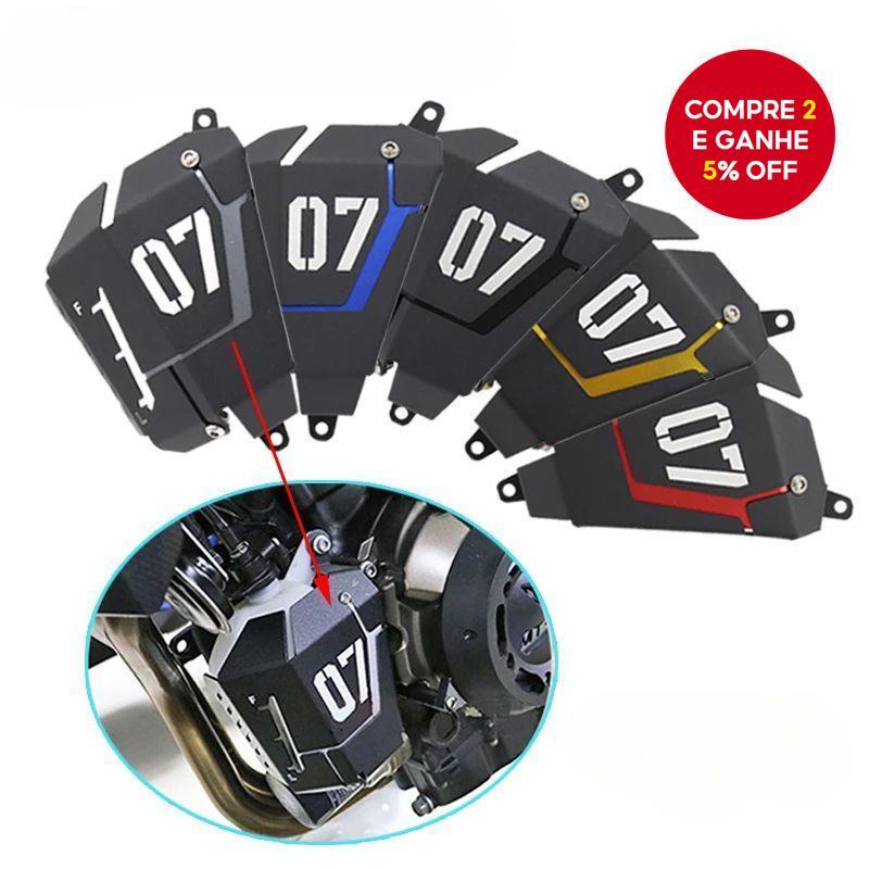 Para Yamaha MT-07 FZ-07 MT07 FZ07 2018 2019 2020 Acessórios para Motocicleta Guarda Protetora do Reservatório de