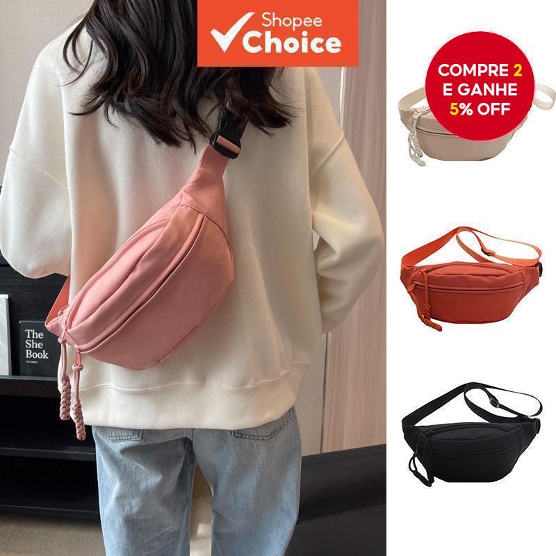 2025 Unissex Trendy Crossbody Bolsa Pacote De Cintura De Grande Capacidade Para Esportes E Casuais