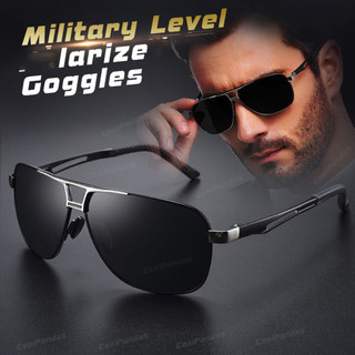 Óculos de Sol Estilo Aviador Masculinos UV400 – Lentes à Prova de Vento e Antirreflexo, Adequados para Atividades ao Ar 