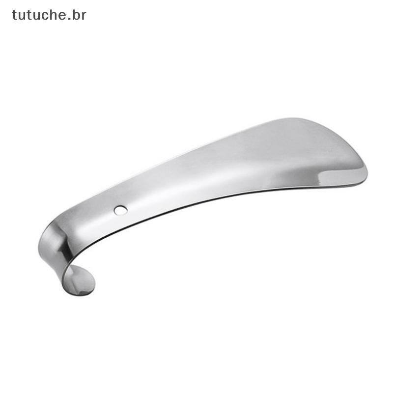 1 unidade Calçadeira 14,5 cm Aço Inoxidável Ferramenta Profissional de Metal BR