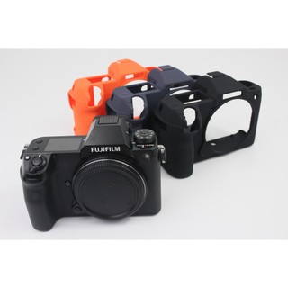 Adequado para Fuji GFX100S bolsa de câmera capa de couro alça capa protetora capa de Silicone portátil capa de câmera Mi