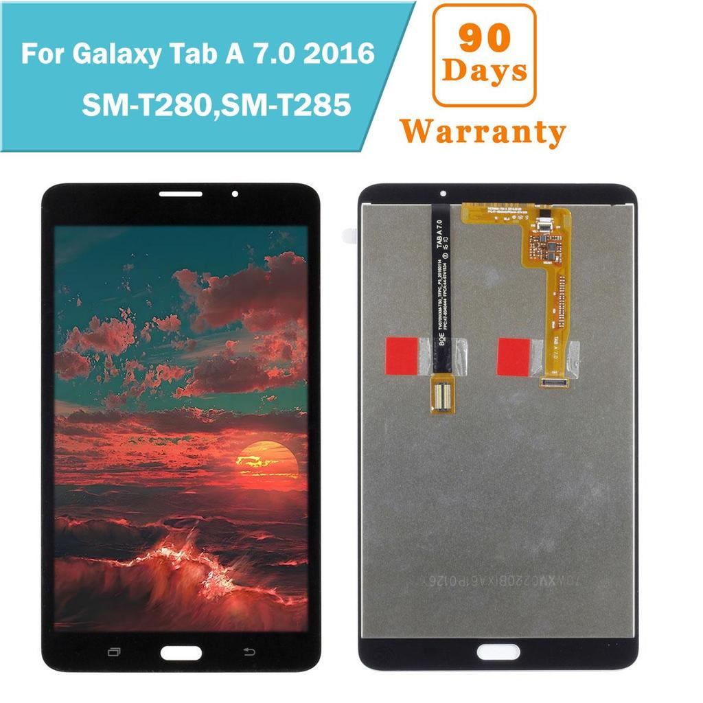 7 Polegada Para Samsung Galaxy Tab A 7.0 2016 SM-T280 T285 T280 T285 Display LCD Tela De Toque Digitador Assembléia Tabl