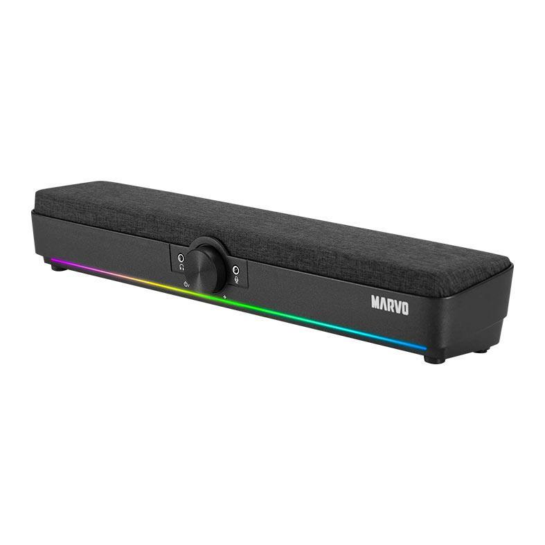 Caixa de Som Marvo SG-286, RGB, 5x2W RMS, Preto, SG-286-V2 · foto 2