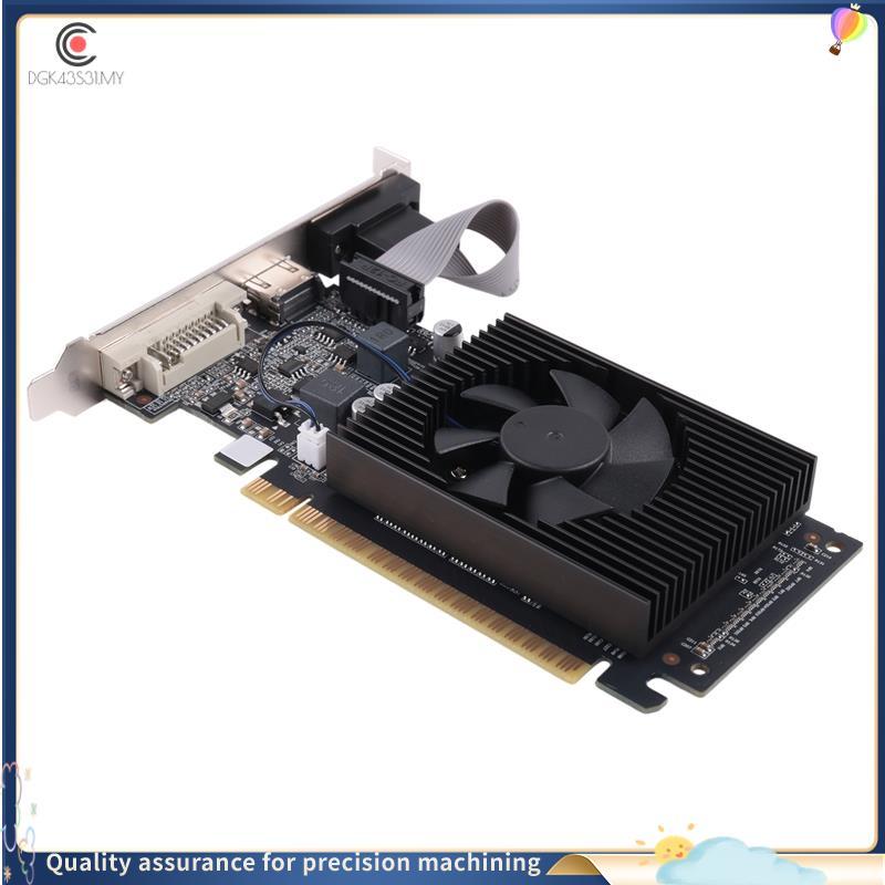 [hukou33] Placa Gráfica De Computador Pcie X16 2.0 GPU DVI-D + VGA + HD De Vídeo De Mesa