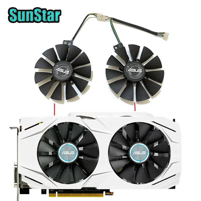 Novo PLD09210S12HH T129215SU FDC10U12S9-C 4PIN 87MM GTX1060 Ventilador De Resfriamento , Para Placa Gráfica ASUS GTX1060