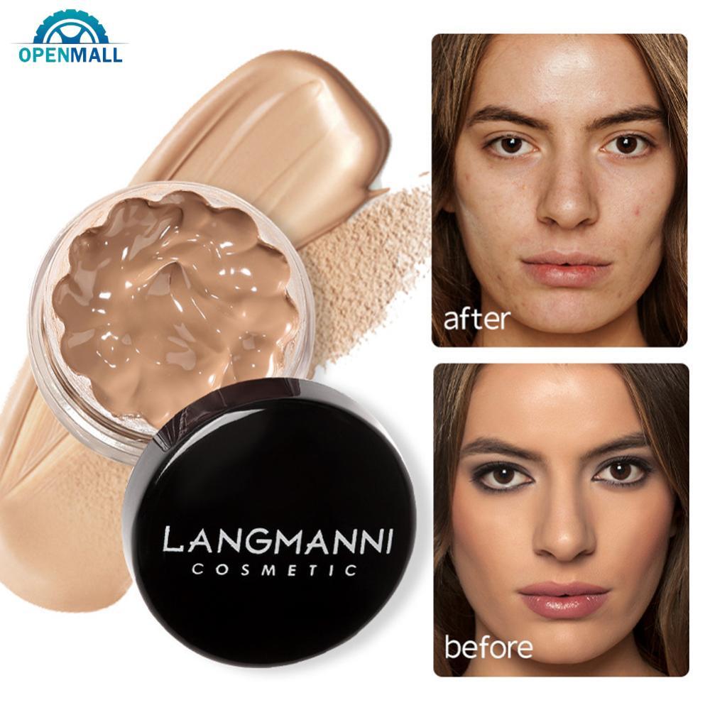 OPENMALL 2 Em 1 Base De Creme Corretivo Macio E Bronzeador Cobertura Edificável Maquiagem Facial Para Uso Diário Olheira
