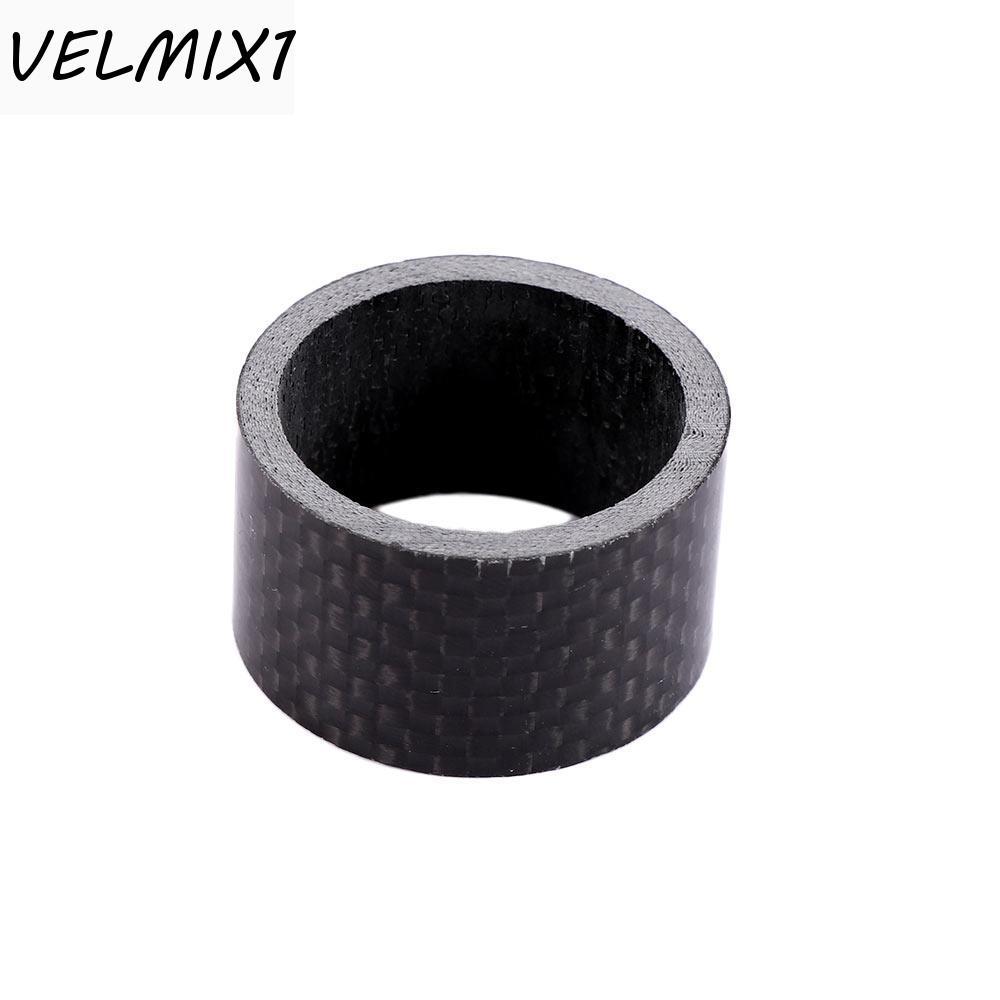 VELMIX1 Espaçador De Fibra De Carbono Guiador 1 Peça/5 Peças 28.6mm Garfo Dianteiro Haste De Bicicleta Anel De Fone De O