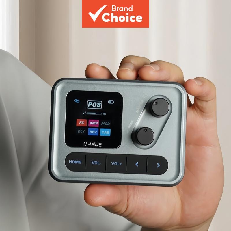M-VAVE POCKET AMP Mini Amplificador de Guitarra e Baixo 1.54 Tela Colorida LCD Controle por Aplicativo Multi-função