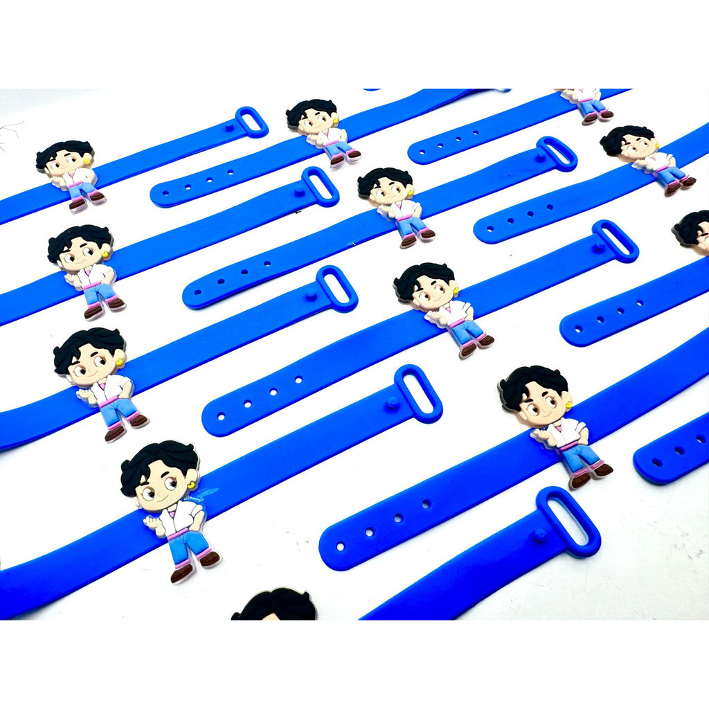 lembrancinha Saja Boys 10peças Pulseira ajustavel  Tema Aniversário Guerreiras Kpop