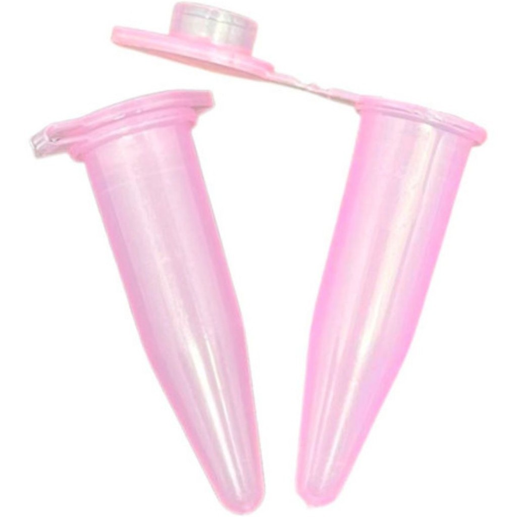 Microtubo 1,0ml Rosa Bebê - 500 Unidades