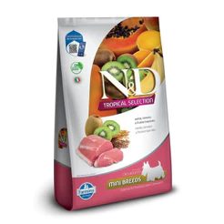NeD Tropical para Cães Adultos de Raças Mini e Pequenas Sabor Suíno, Cereais e Frutas Tropicais 2,5Kg
