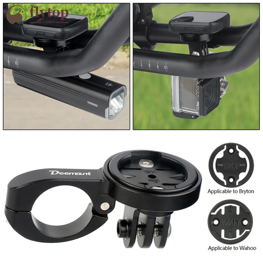 FLYTOP MTB Bicicleta Computador Titular Suporte TT Guiador Velocímetro Montagem Incl . 3 Adaptadores Para GARMIN Bryton