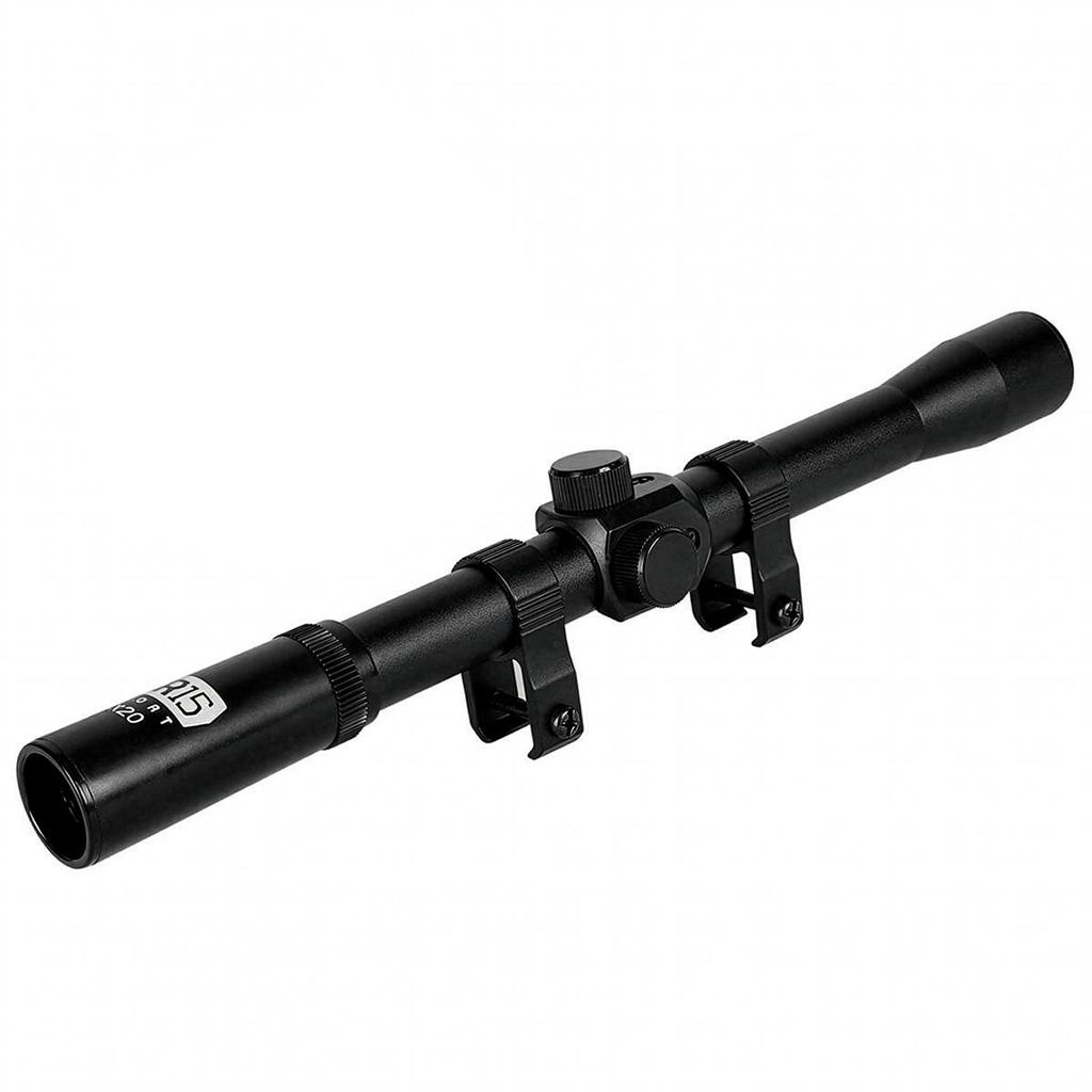 Luneta 4x20 Trilho de 11mm Ar15 Sport 27 Joules