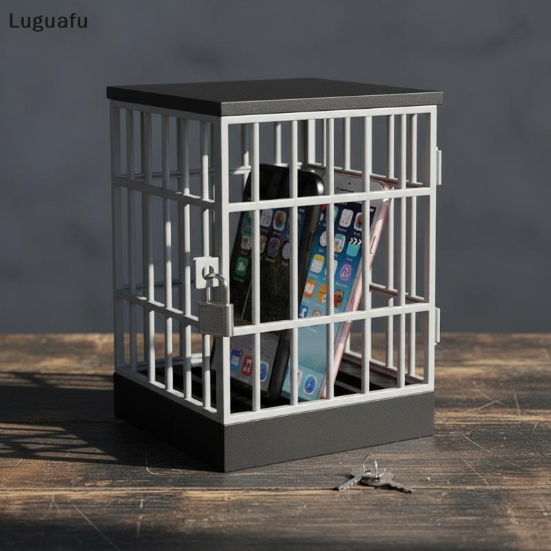 Luguafu 1Pc Jail Para Celular Com Temporizador Prisão Telefones Celulares Lo Up Safe Smartphone Stand Holder Sala De Aul