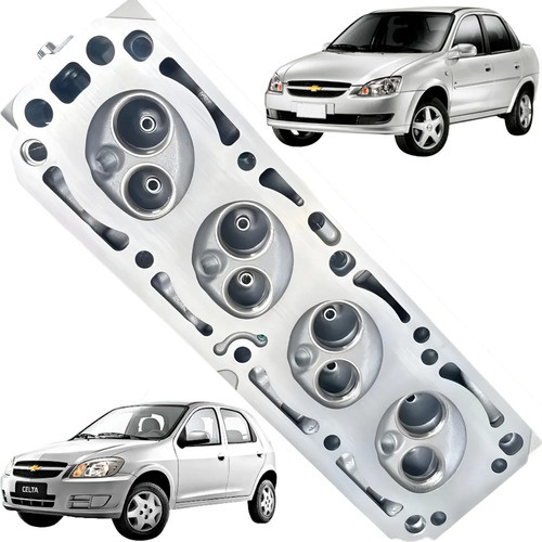 Cabeçote Motor Corsa Celta 1.0 8v Flex Roletado Tucho Fino