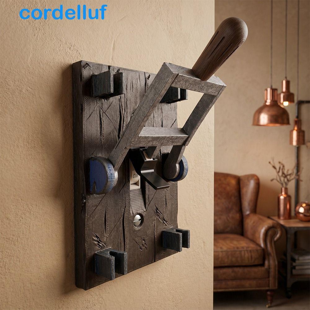 Tampa Do Interruptor De Luz CORDELLUF , Da Alça Aleta Decoração Assustadora De Plástico Durável , Estilo