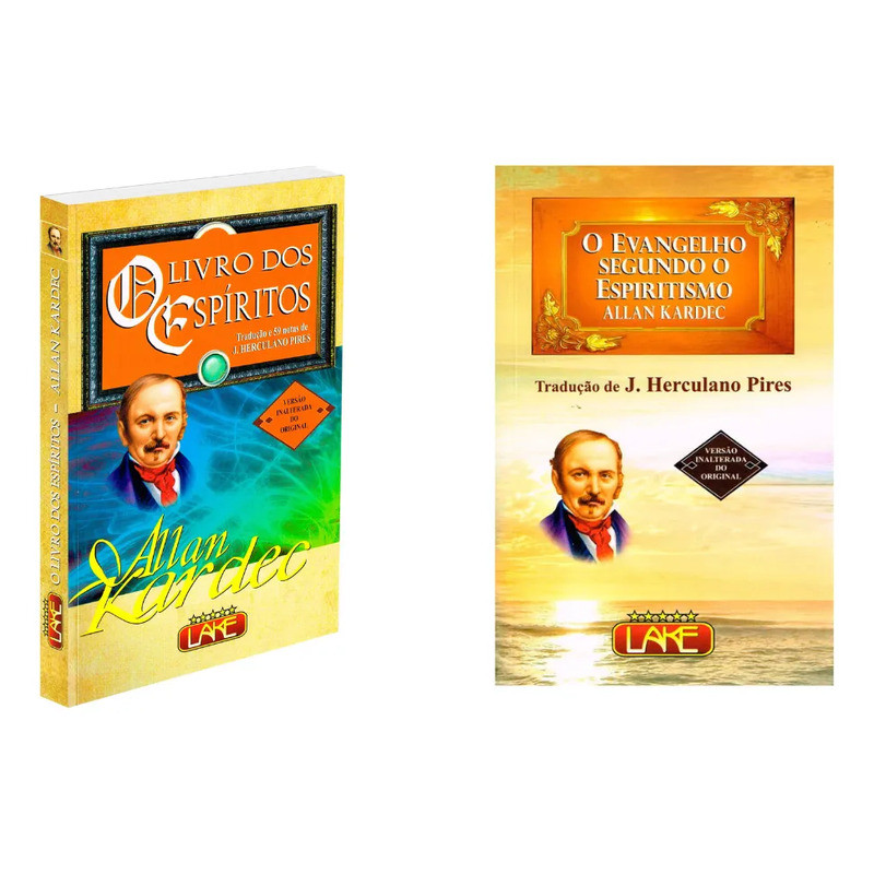 Kit Espiritismo Completo Allan Kardec: O Livro Dos Espíritos + Evangelho Segundo O Espiritismo