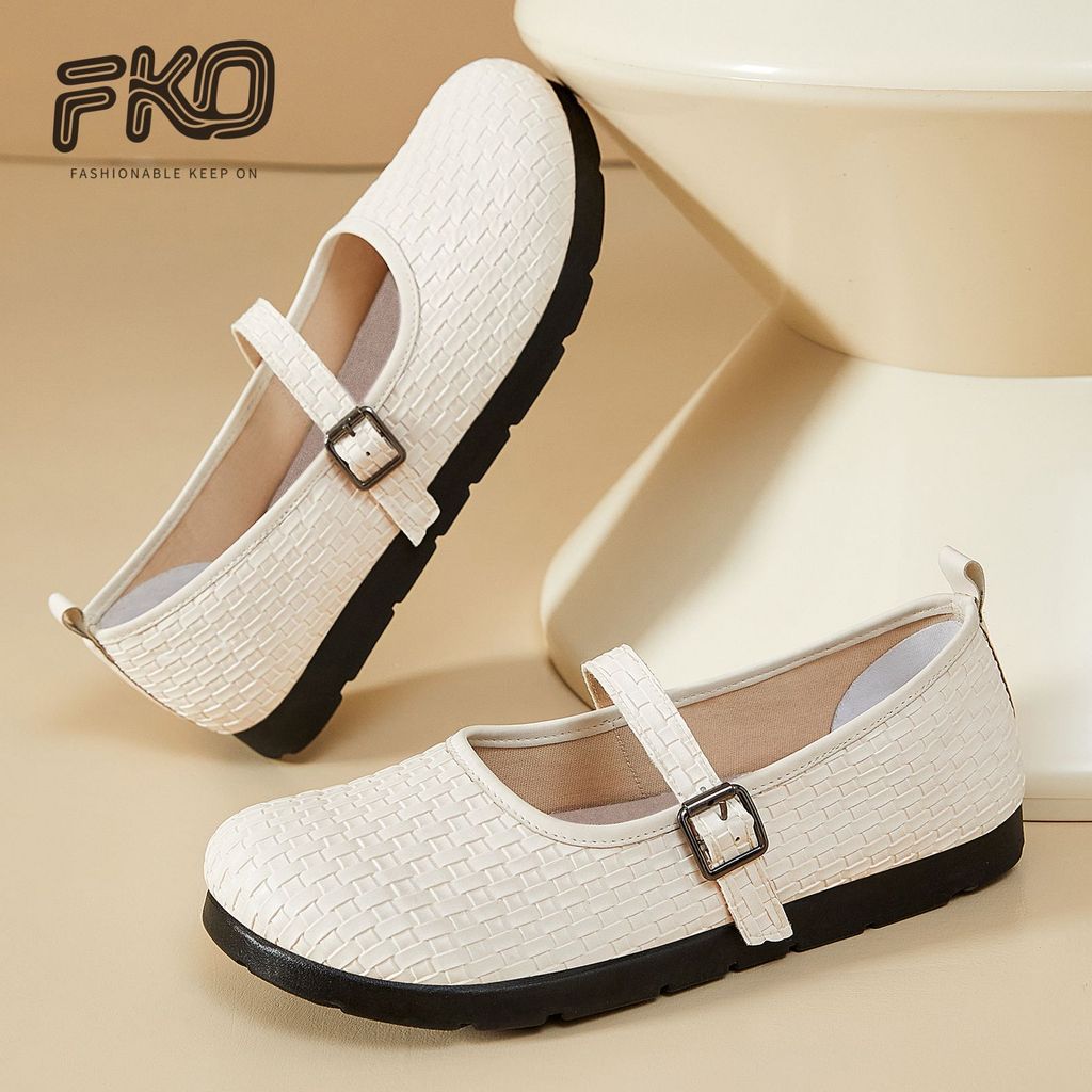 Nova boca rasa sapatos planos prata tecido sapatos femininos confortáveis sola macia Mary Jane sapatos All-Match sapatos