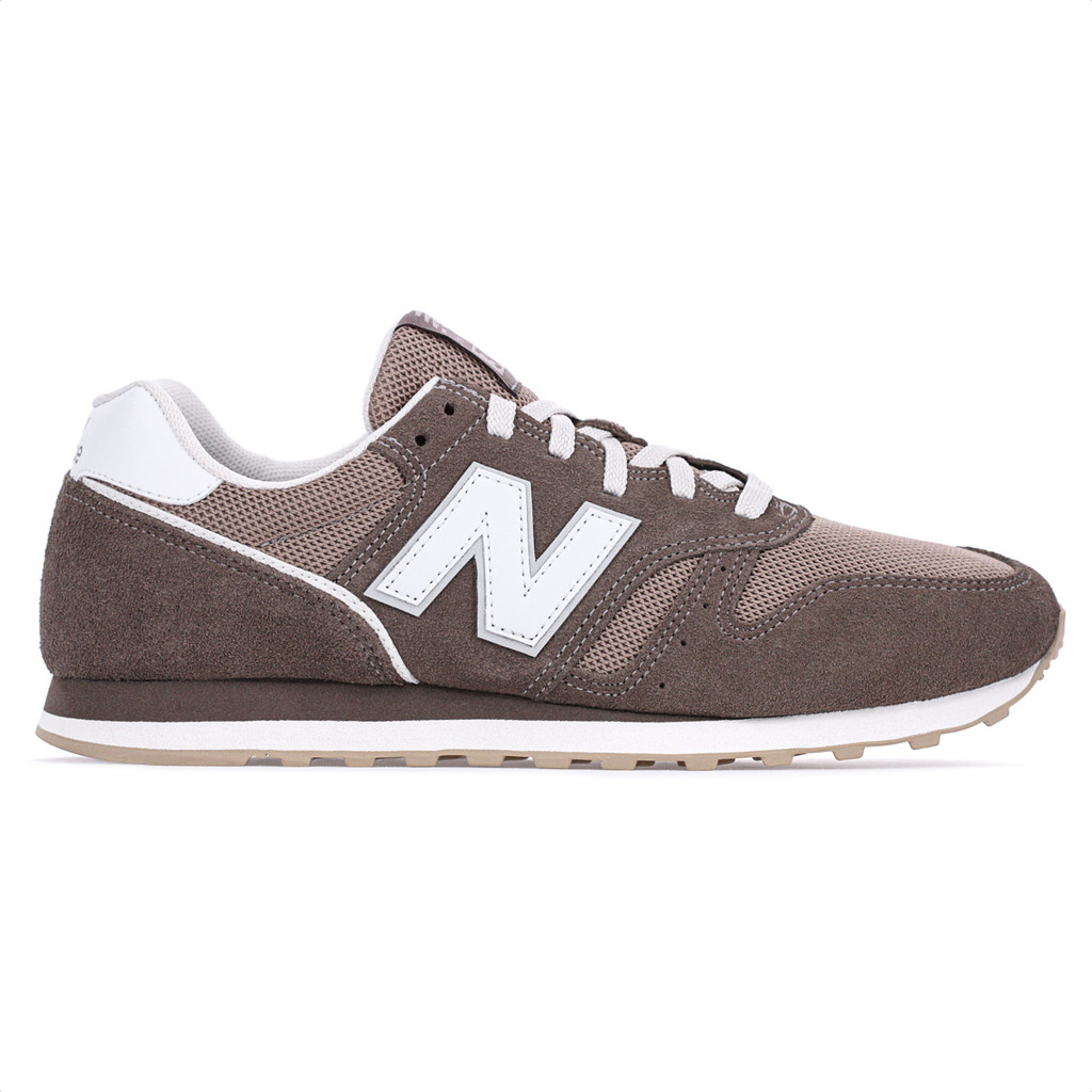 Tênis New Balance 373V2 Marrom e Bege - Masculino