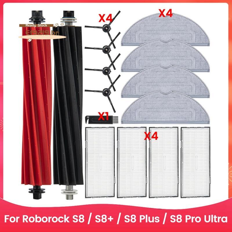 [Oferta Especial E] Acessórios Para S8/S8 + Plus Pro Ultra Robot Aspirador De Pó Escova Lateral Principal Filtro Hepa Pa