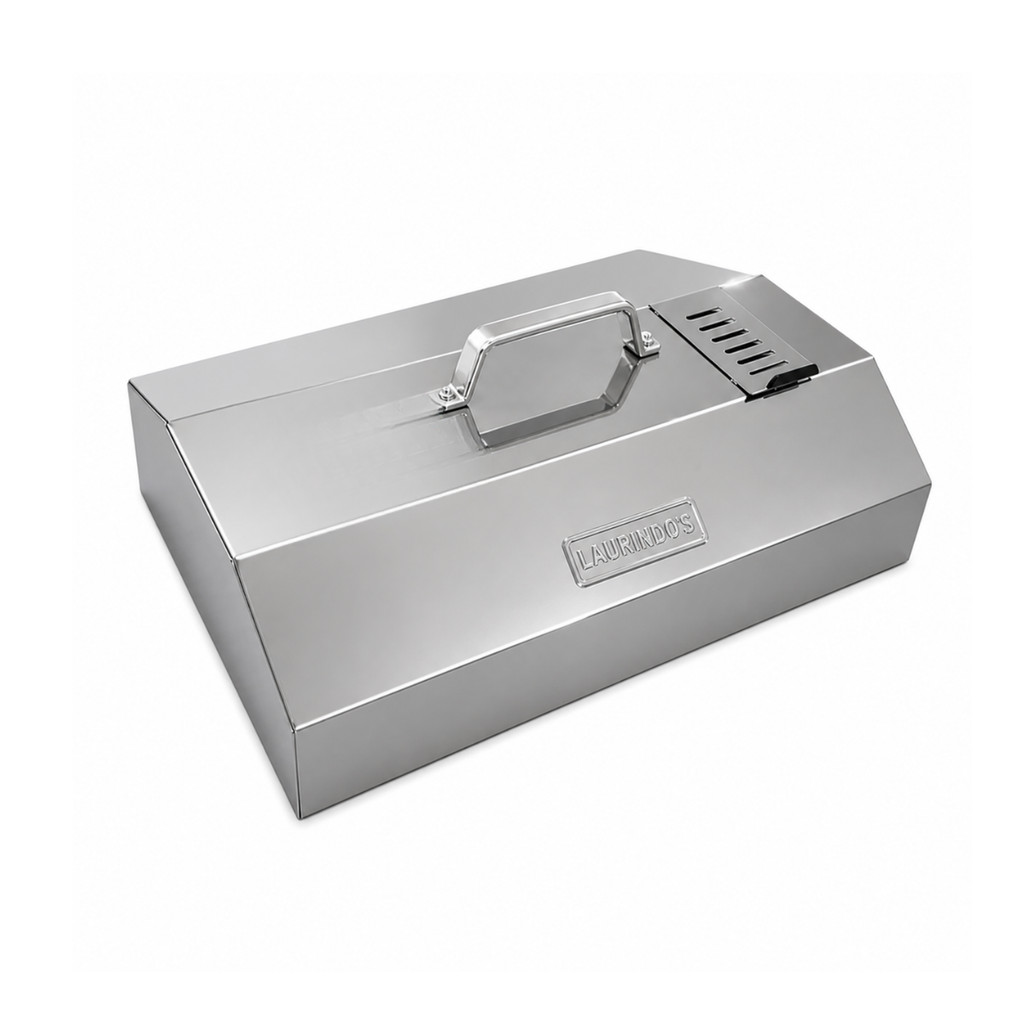 Abafador De Inox 45x39 Para Grelha, Churrasqueira a Bafo