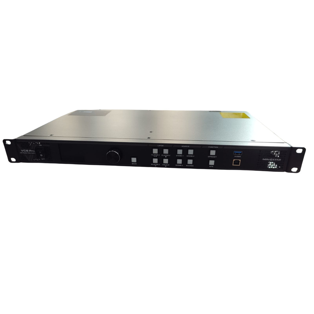 Controladora Painel Led All In One Novastar Vc6 Pro Áudio e Vídeo Controle de Ca