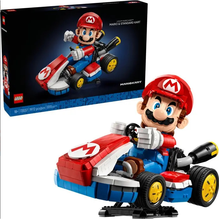 Lego Super Mário Kart Mario e Kart Padrão - 72037