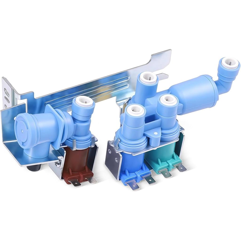 Válvula de Entrada de Água para Refrigerador 242253002 242102201 Atualizada, Compatível com Peças de Refrigerador Frigid