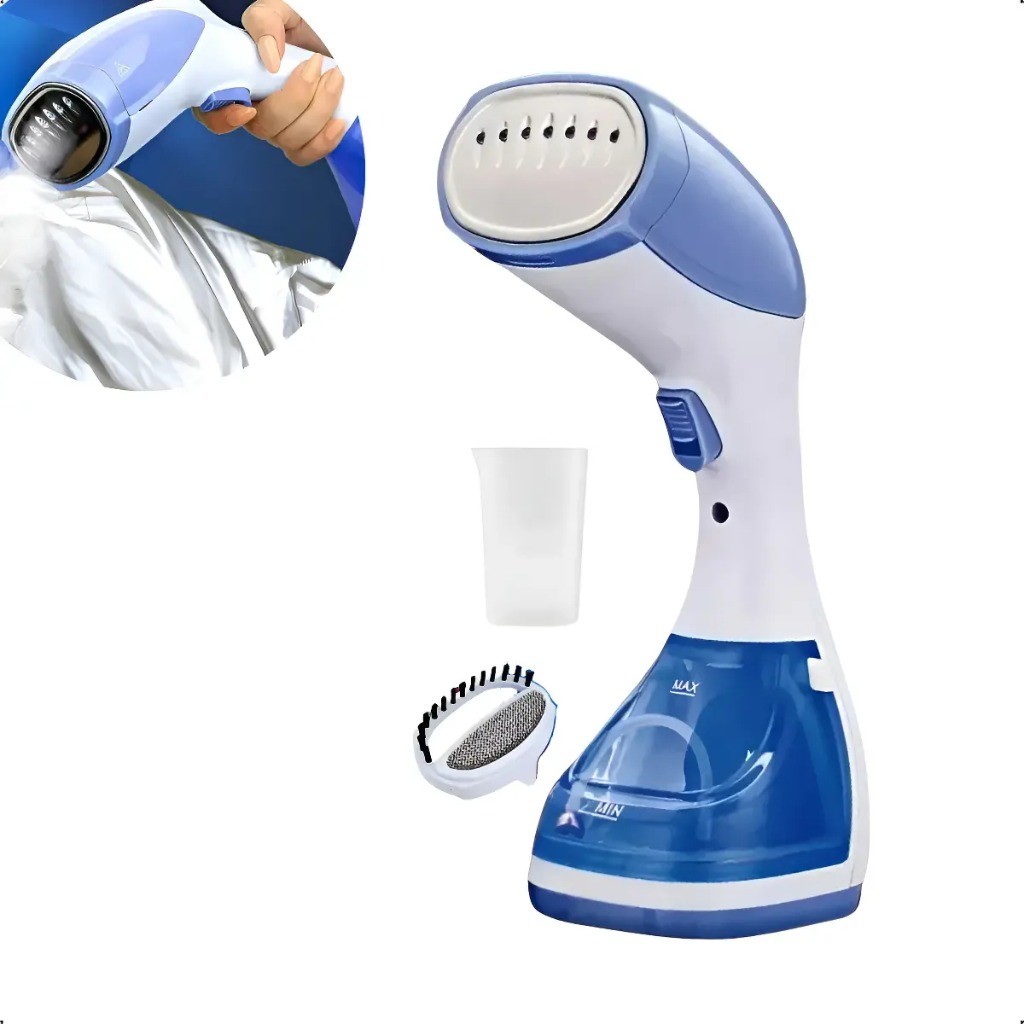 Ferro a vapor portátil Deluxe 110V/220V adequado para roupas, decoração e cortinas macias, sem dobras após passar roupa