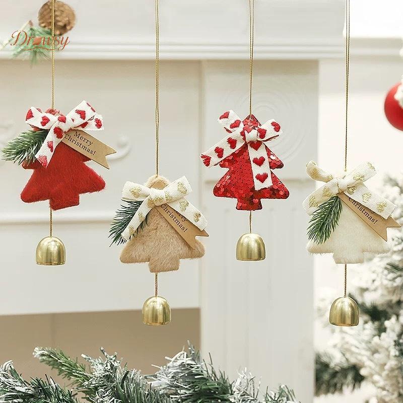 Drowsy 1pc Árvore De Natal Pendurado Sino Decorativo Campainha Vento Carrilhão Presente Adequado Para Decoração De Casa