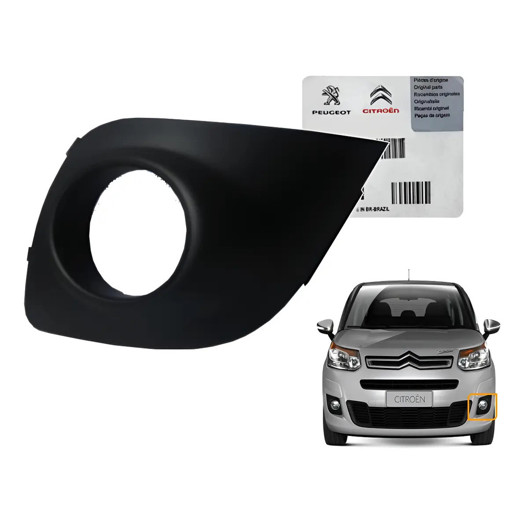 Moldura Milha Citroen C3 Picasso Lado Esquerdo Original