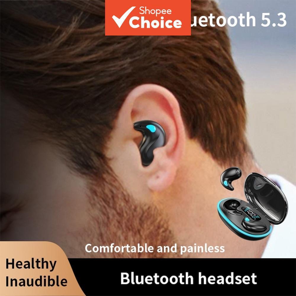 HQAi X55 Mini Fones De Ouvido Sem Fio Bluetooth HiFi Com Microfone Embutido Cancelamento De Ruído Música Esportes Corrid