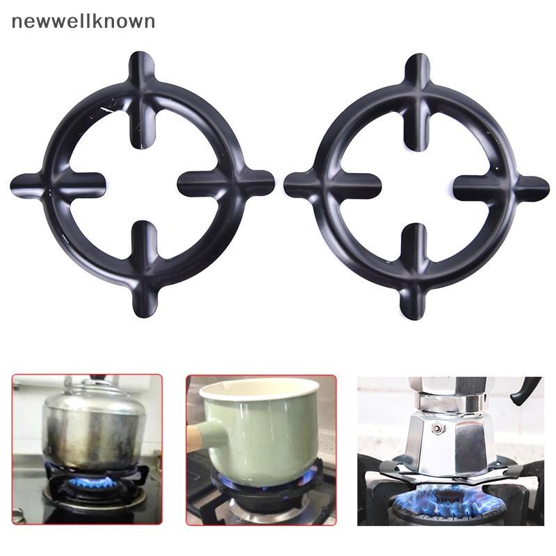 [newwellknown] 1 Peça De Ferro Fogão A Gás Placa Café Moka Pote Suporte Anel Redutor Nwk