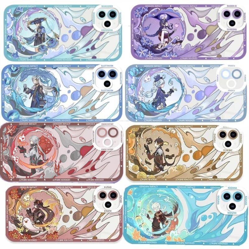 Capa Para Samsung Galaxy A57 A17 A56 A36 A26 A55 A16 A15 A07 A06 A54 A53 Genshin Impact Wanderer Kaedehara Raiden Shogun
