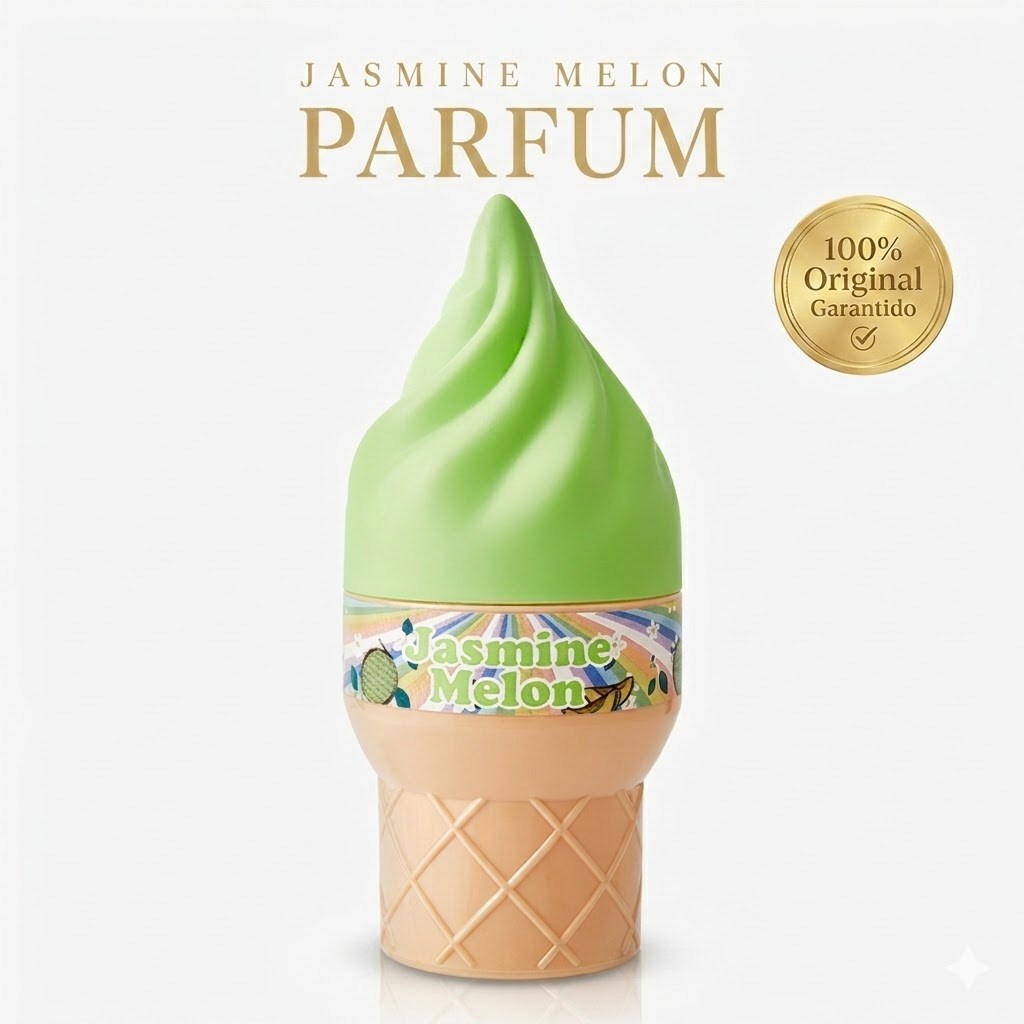 Perfume Feminino Eau De Toilette 100ml - Formato Sorvete Criativo Jasmim e Melão
