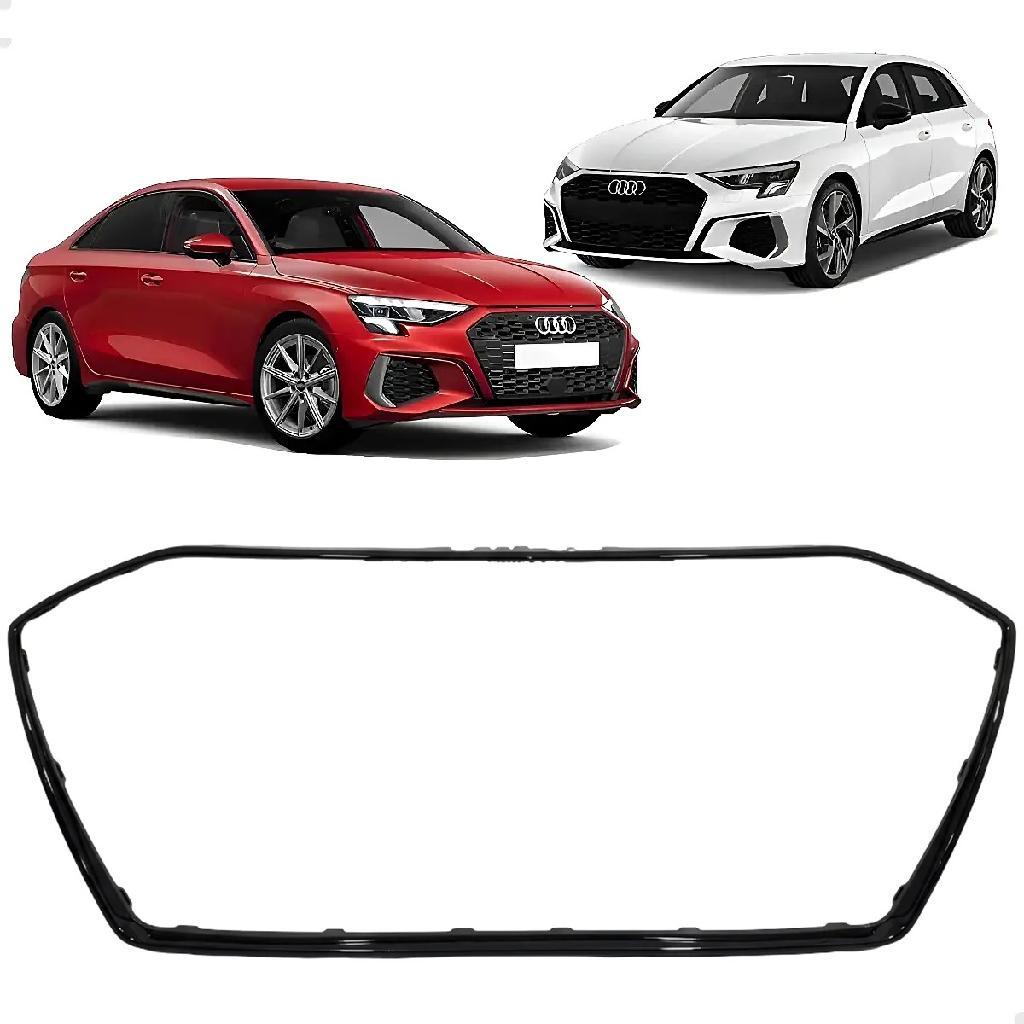 Friso Moldura Grade Superior Dianteira Black Piano Audi A3 2021 2022 2023 2024 Novo 8Y0853651B
