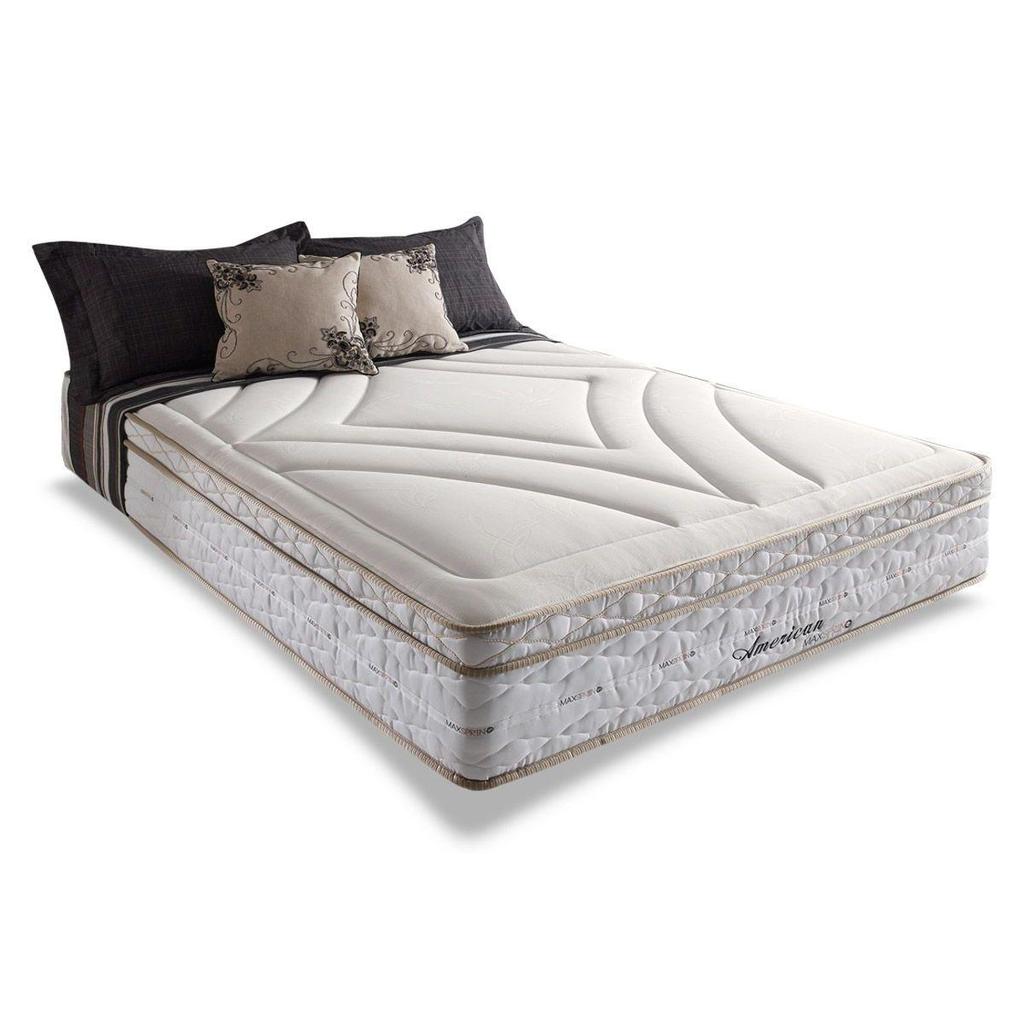Colchão Casal Molas Maxspring American Pillow Top (138x188x33) - Herval