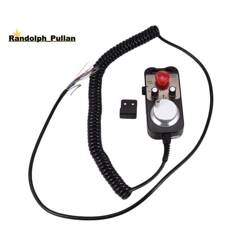 [Concessional H] Universal Cnc 4 Mpg Pingente Roda De Mão 100 Pulso 5V E Parada De Emergência Roteador Volante Tipo 4 Ei