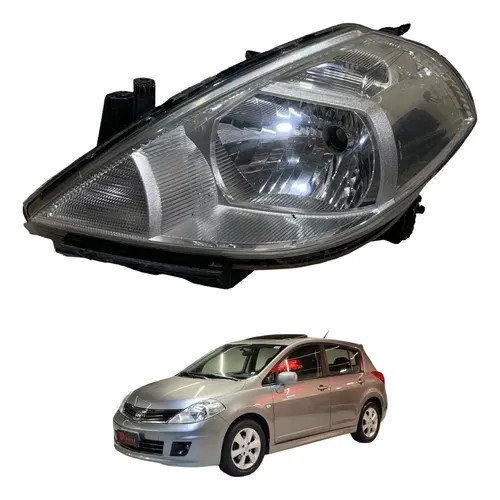 Farol Esquerdo Nissan Tiida 2008 A 2012 Esquerdo/motorista